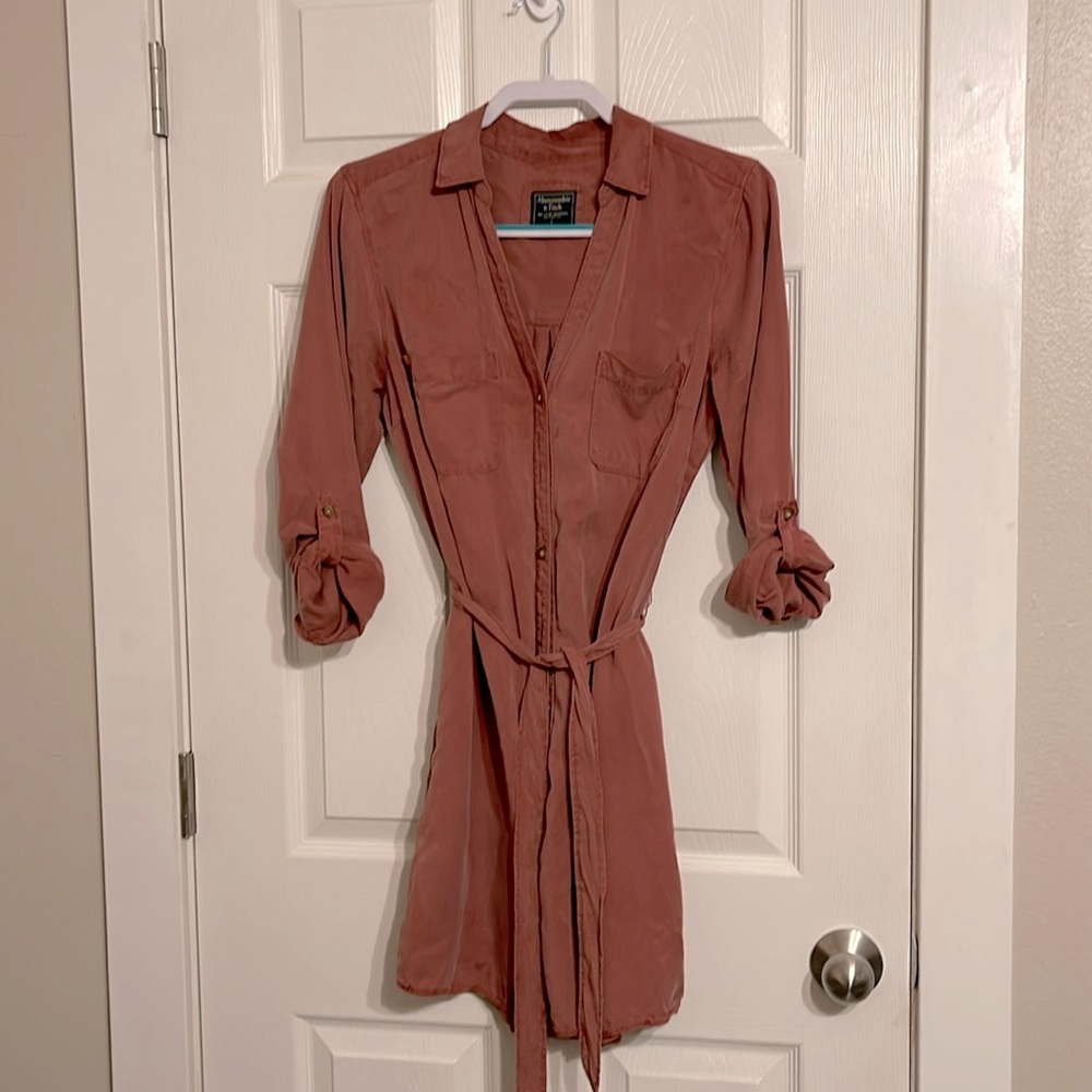 Abercrombie Long Sleeved Shirt Dress